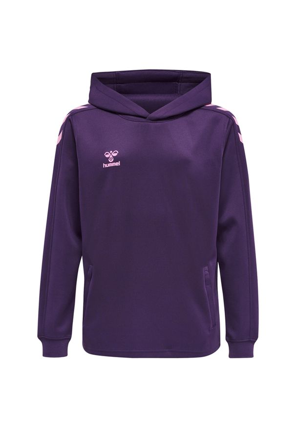 Bluza do piłki ręcznej dla dzieci Hummel hml CORE XK z kapturem. Typ kołnierza: kaptur. Kolor: wielokolorowy, niebieski, fioletowy. Sport: fitness