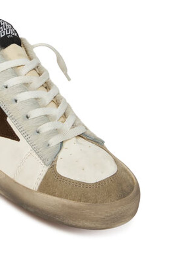 GOLDEN GOOSE - Golden Goose Sneakersy Stardan GMF00128.F004007.81999 Biały. Kolor: biały. Materiał: skóra