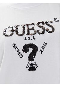 Guess T-Shirt Aurelie V4YI06 I3Z14 Biały Boxy Fit. Kolor: biały. Materiał: bawełna #3