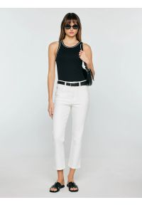 Big-Star - Top damski z kontrastowym wykoŅczeniem czarny Lessa 906. Kolor: czarny. Materiał: dzianina. Wzór: gładki. Styl: sportowy, klasyczny, elegancki #3