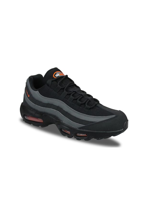 Buty do chodzenia unisex Nike Air Max 95. Kolor: czarny. Materiał: materiał, syntetyk. Szerokość cholewki: normalna. Model: Nike Air Max. Sport: turystyka piesza