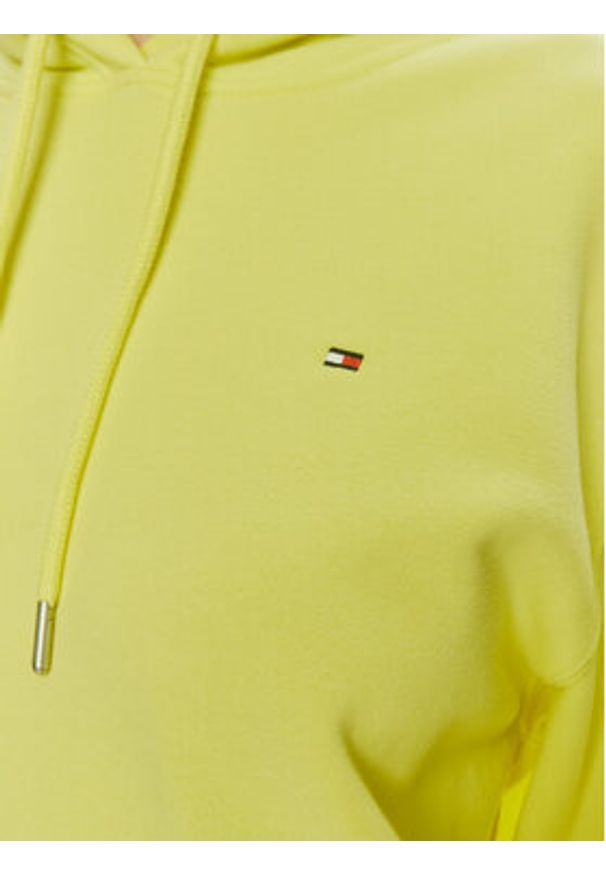 TOMMY HILFIGER - Tommy Hilfiger Bluza Flag WW0WW41245 Żółty Regular Fit. Kolor: żółty. Materiał: bawełna