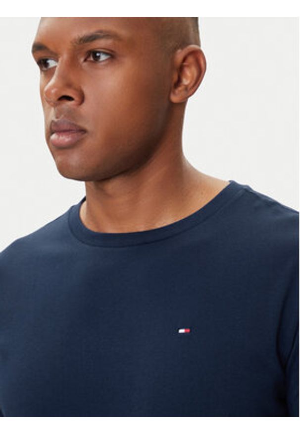 TOMMY HILFIGER - Tommy Hilfiger T-Shirt 2S87904671 Granatowy Regular Fit. Kolor: niebieski. Materiał: bawełna