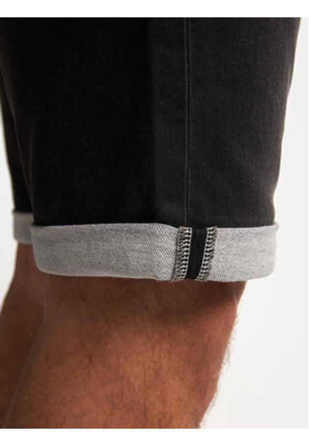 Petrol Industries Szorty jeansowe M-ROS-SHO001 Szary Slim Fit. Kolor: szary. Materiał: bawełna