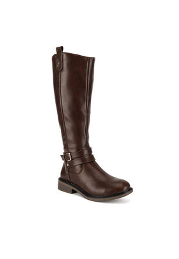 Clara Barson Oficerki WYL3560-3 Brązowy. Kolor: brązowy. Materiał: skóra