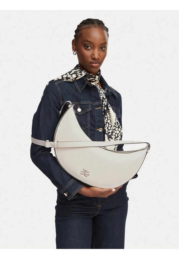 Karl Lagerfeld - KARL LAGERFELD Torebka B2W30236 Biały. Kolor: biały. Materiał: skórzane