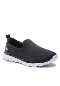 KangaRoos - Sneakersy KANGAROOS - Kn-Celine 39335 000 5012 Jet Black/White. Okazja: na co dzień. Kolor: czarny. Materiał: materiał #1