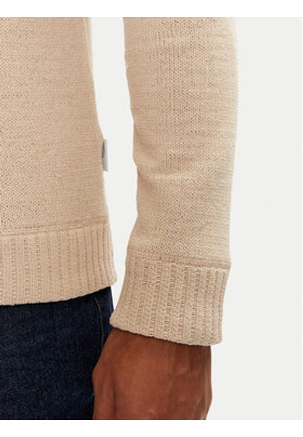 Only & Sons Sweter Sethan 22029788 Beżowy Regular Fit. Kolor: beżowy. Materiał: syntetyk