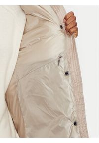 Hetrego - Hetregó Kurtka puchowa Leonie 8N603M Beżowy Regular Fit. Kolor: beżowy. Materiał: syntetyk #4