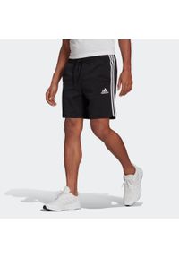 Spodenki fitness męskie Adidas. Kolor: czarny, biały, wielokolorowy. Materiał: poliester, bawełna. Sport: fitness #1