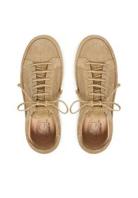 AGL Sneakersy Wrap Lace Up D946025PHMONRO0551 Brązowy. Kolor: brązowy. Materiał: zamsz, skóra #5