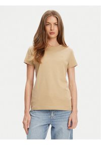 BOSS T-Shirt C_Esogo_1 50506973 Beżowy Slim Fit. Kolor: beżowy. Materiał: bawełna