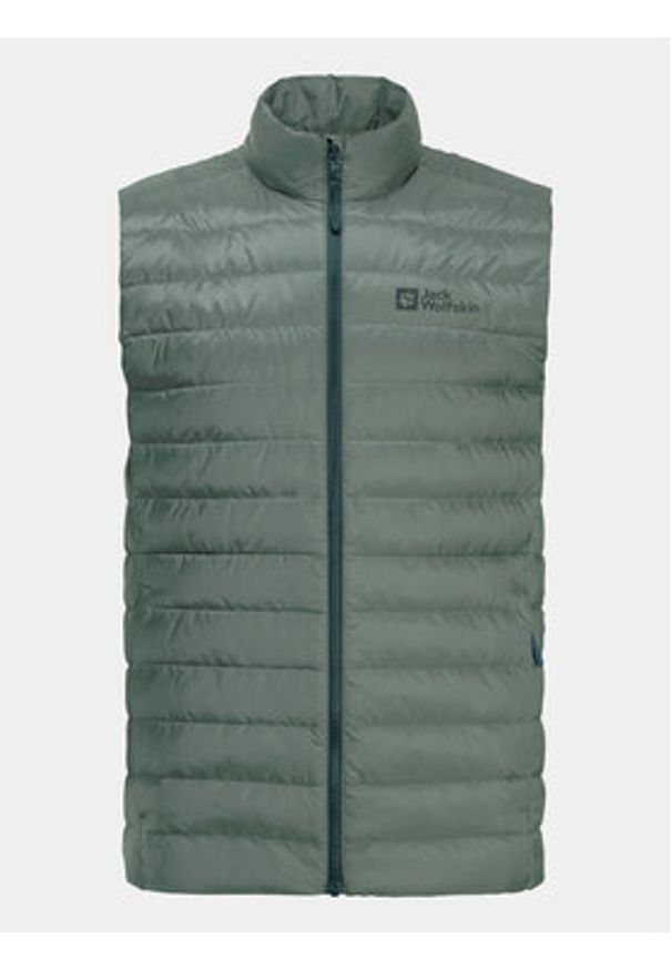 Jack Wolfskin Bezrękawnik Pilvi 1207711 Zielony Regular Fit. Kolor: zielony. Materiał: syntetyk. Długość rękawa: bez rękawów