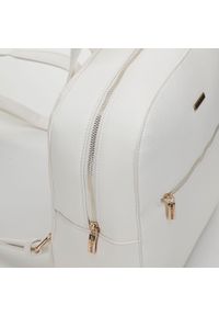 Wittchen - Damski plecak z ekoskóry prosty biały. Kolor: biały. Materiał: skóra ekologiczna. Wzór: gładki, haft. Styl: casual #5