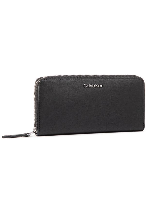 Duży Portfel Damski Calvin Klein. Kolor: czarny