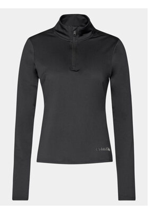 Calvin Klein Performance Bluza techniczna 00GWS4K263 Czarny Regular Fit. Kolor: czarny. Materiał: syntetyk