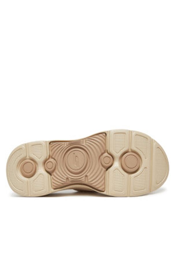 skechers - Skechers Japonki Go Walk Arch Fit 2.0 Sandal-Carrie 140861/TPE Beżowy. Kolor: beżowy. Materiał: materiał