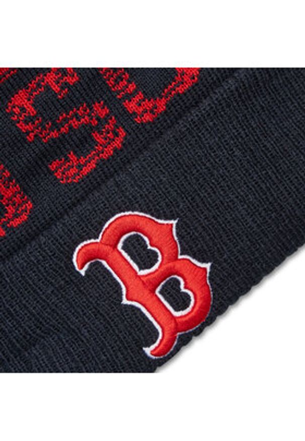 New Era Czapka Boston Red Sox 80536113 Granatowy. Kolor: niebieski. Materiał: materiał