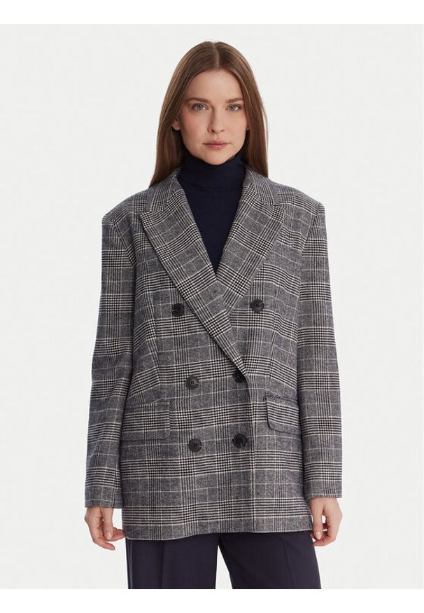 MAX&Co. Marynarka Iames 2526046084200 Niebieski Relaxed Fit. Kolor: niebieski. Materiał: syntetyk