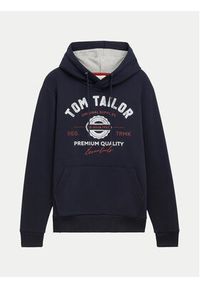 Tom Tailor Bluza 1043292 Granatowy Regular Fit. Kolor: niebieski. Materiał: syntetyk #6