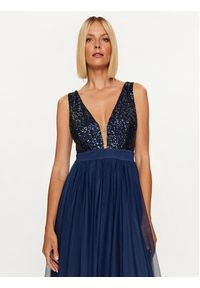 Rinascimento Sukienka wieczorowa CFC0115187003 Granatowy Regular Fit. Kolor: niebieski. Materiał: syntetyk. Styl: wizytowy #5
