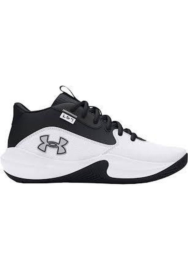 Buty do koszykówki dziecięce Under Armour GS Lockdown 7. Kolor: wielokolorowy, biały. Sport: koszykówka