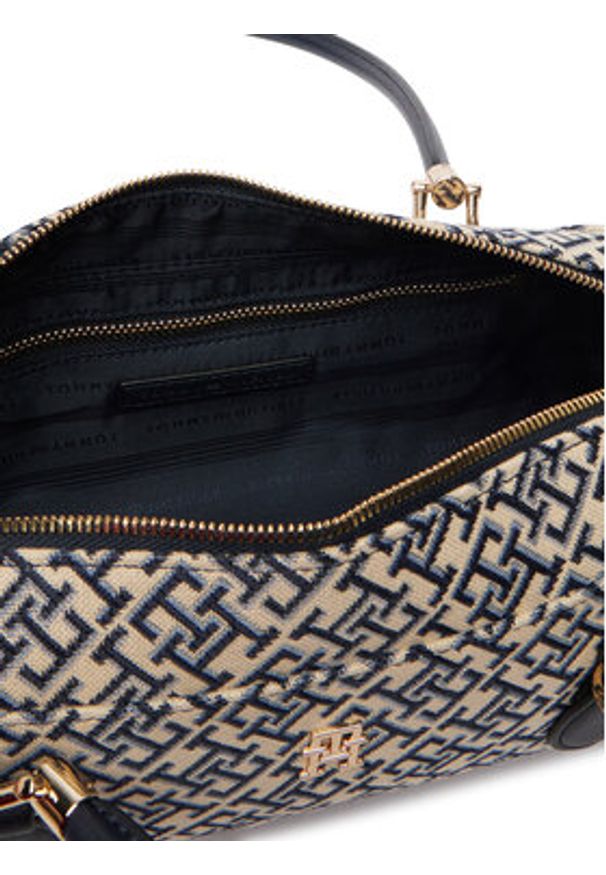 TOMMY HILFIGER - Tommy Hilfiger Torebka Th Grace Shoulder Bag Jacquard AW0AW18752 Niebieski. Kolor: niebieski