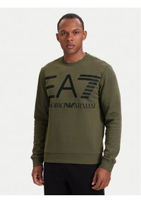 EA7 Emporio Armani Bluza 7M002201 AF27189 U7014 Zielony Regular Fit. Kolor: zielony. Materiał: bawełna #1