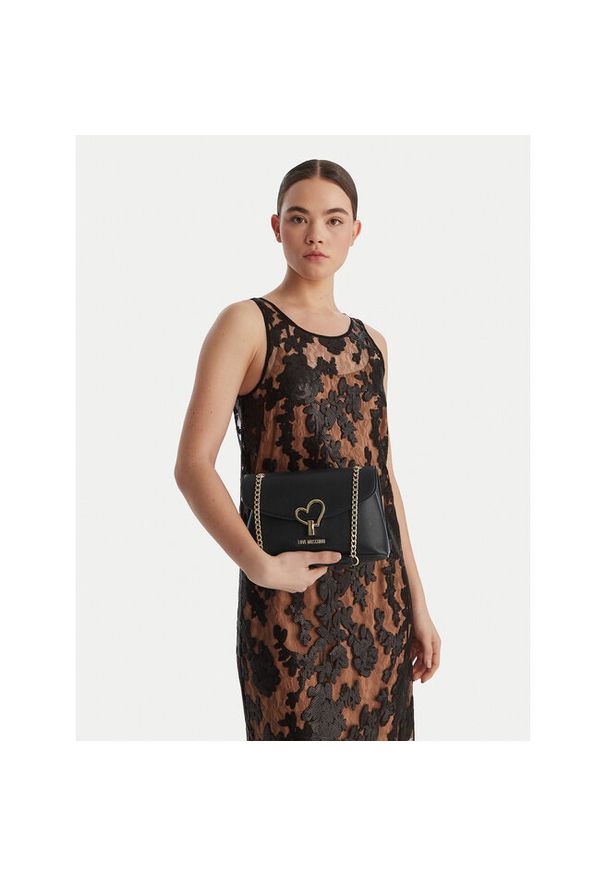 Love Moschino - Torebka LOVE MOSCHINO. Kolor: czarny