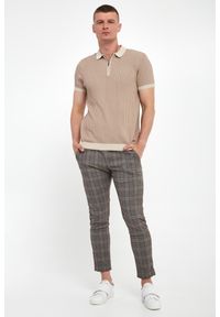 JOOP! Jeans - Spodnie męskie w kratkę Maxton3-W JOOP! JEANS. Wzór: kratka