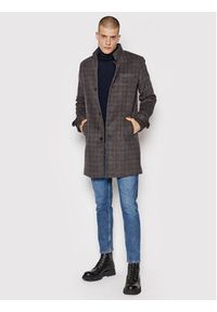 Jack&Jones PREMIUM Płaszcz wełniany Blamelton 12177644 Kolorowy Regular Fit. Materiał: wełna, syntetyk. Wzór: kolorowy #6