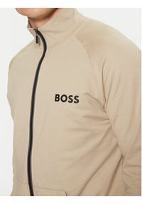 BOSS Bluza Authentic 50535823 Beżowy Regular Fit. Kolor: beżowy. Materiał: bawełna #5