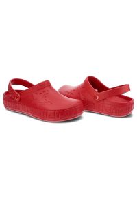 Big-Star - Czerwone Klapki Big Star Męskie Wodoodporne Buty. Okazja: na plażę, na spacer. Kolor: czerwony. Styl: wakacyjny #3