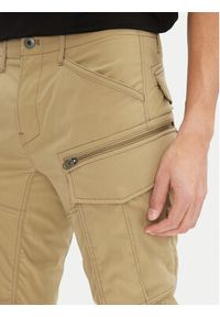 G-Star RAW - G-Star Raw Spodnie materiałowe Rovic D02190-D909 6057 Khaki Regular Fit. Kolor: brązowy. Materiał: syntetyk #5