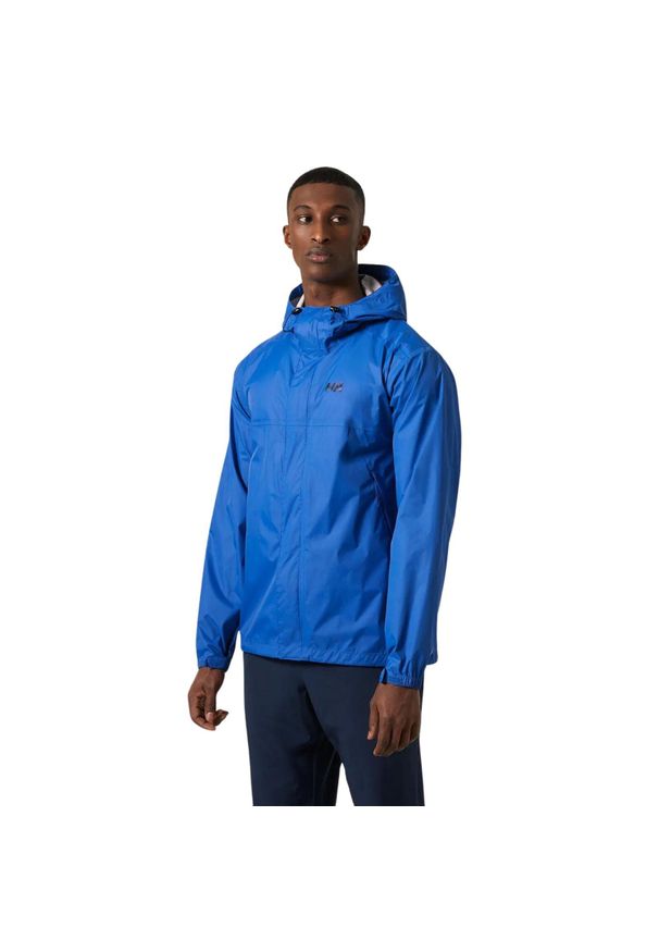 Kurtka trekkingowa męska Helly Hansen Loke. Typ kołnierza: kaptur. Kolor: niebieski. Materiał: syntetyk. Sport: turystyka piesza