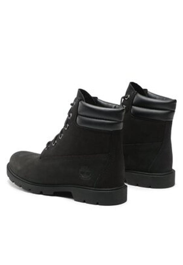 Timberland Trapery Linden Woods Wp 6 Inch TB0A156S0011 Czarny. Kolor: czarny. Materiał: skóra, nubuk