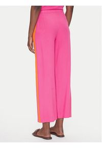 LOLA CASADEMUNT Spodnie materiałowe LS2514015 Różowy Relaxed Fit. Kolor: różowy. Materiał: wiskoza #3