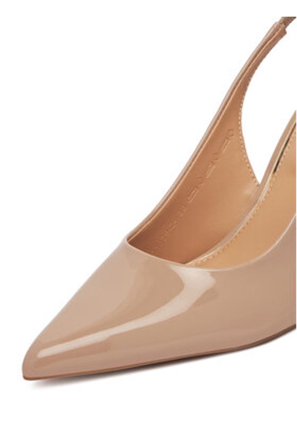Nine West Sandały CD23029-2 Beżowy. Kolor: beżowy. Materiał: materiał, syntetyk