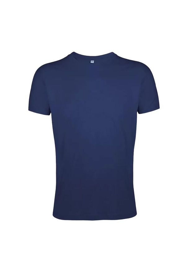 SOL'S - Koszulka Regent Slim Unisex Dla Dorosłych. Kolor: niebieski. Sport: turystyka piesza