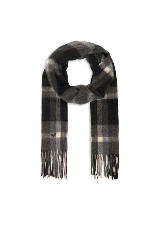 Weekend Max Mara Szalik Catone 2525546015 Czarny. Kolor: czarny. Materiał: kaszmir, materiał