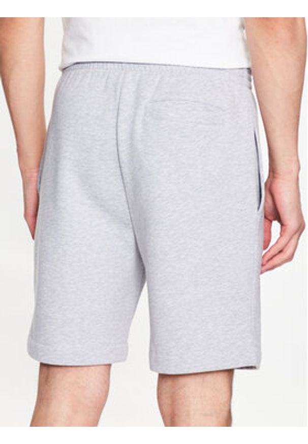 Lacoste Szorty sportowe GH9627 Szary Regular Fit. Kolor: szary. Materiał: bawełna. Styl: sportowy