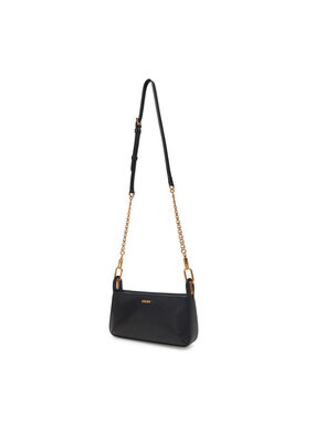 DKNY Torebka R44EKI56 Czarny. Kolor: czarny. Materiał: skórzane