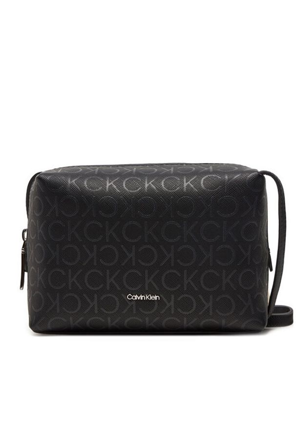 Calvin Klein Torebka Ck Must Mini K60K612446 Czarny. Kolor: czarny. Materiał: skórzane