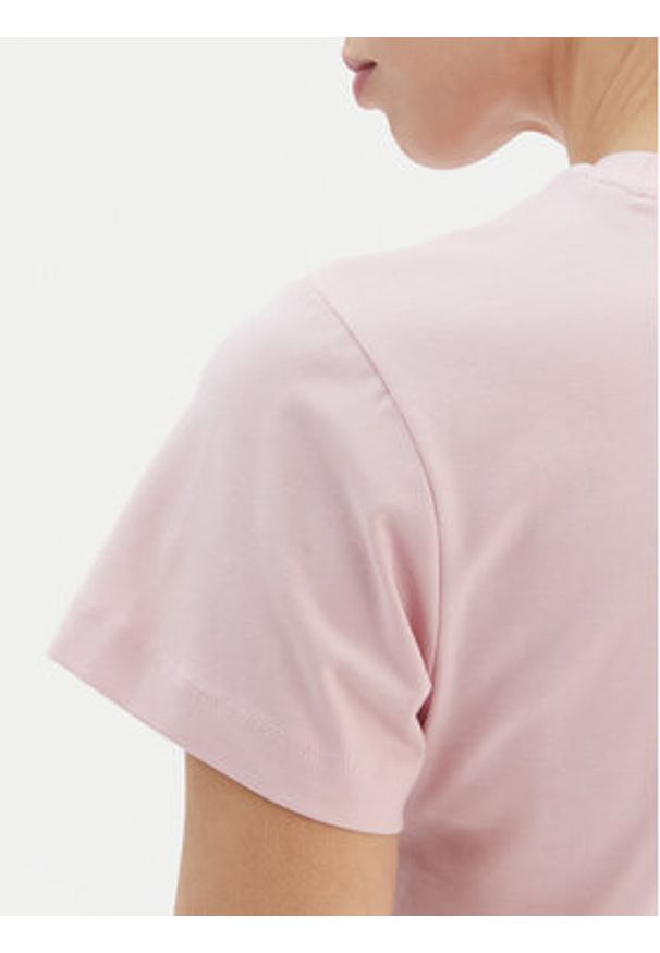 Guess T-Shirt V4YI21 KCDH1 Różowy Regular Fit. Kolor: różowy. Materiał: bawełna
