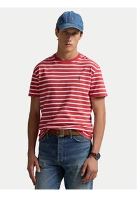 Polo Ralph Lauren T-Shirt 710938134005 Czerwony Slim Fit. Typ kołnierza: polo. Kolor: czerwony. Materiał: bawełna #1