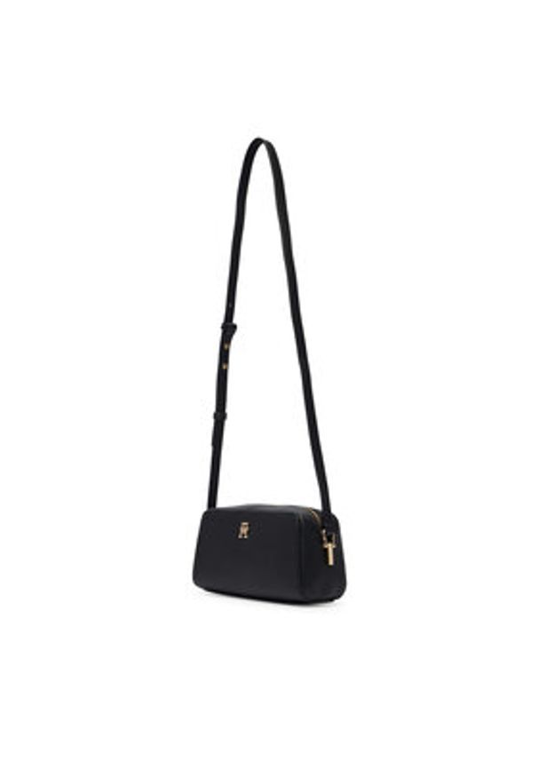 TOMMY HILFIGER - Tommy Hilfiger Torebka Th Grace Camera Bag AW0AW18863 Czarny. Kolor: czarny. Materiał: skórzane