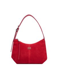 Tommy Jeans Torebka Tjw Slouchy Suede Shoulder Bag AW0AW18859 Czerwony. Kolor: czerwony. Materiał: skórzane, zamszowe #1