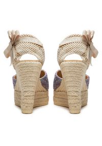 Manebi Espadryle Acapulco Heart-Shaped Wedge Espadrilles G 0.6 WH Różowy. Kolor: różowy. Materiał: materiał #3