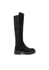 Guess Kozaki Carmen FLFCAR SUE11 Czarny. Kolor: czarny. Materiał: zamsz, skóra