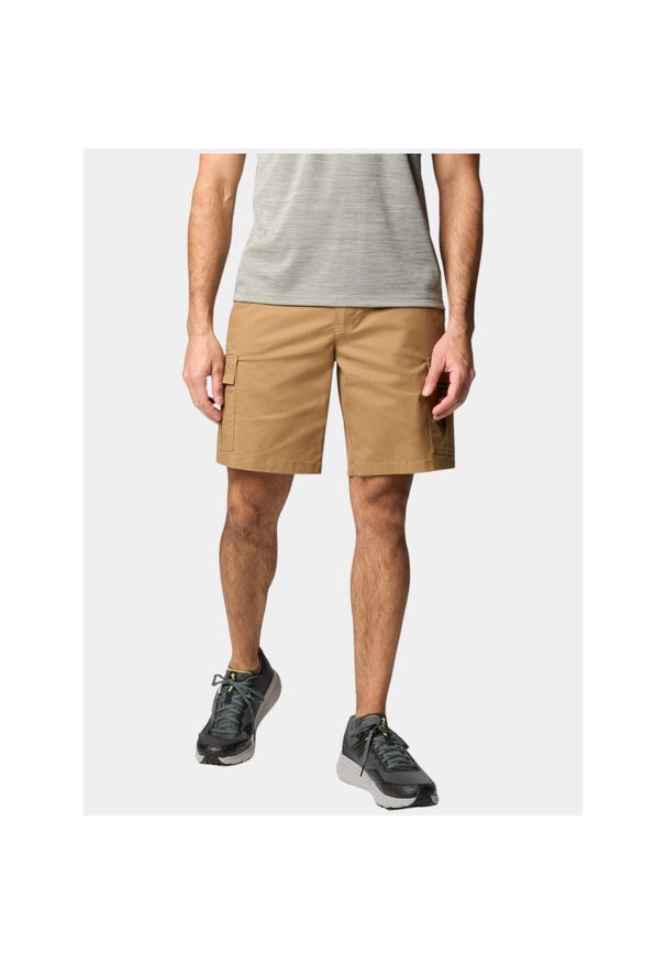 columbia - Spodenki turystyczne męskie Columbia Rapid Rivers. Kolor: brązowy. Materiał: bawełna. Sport: turystyka piesza